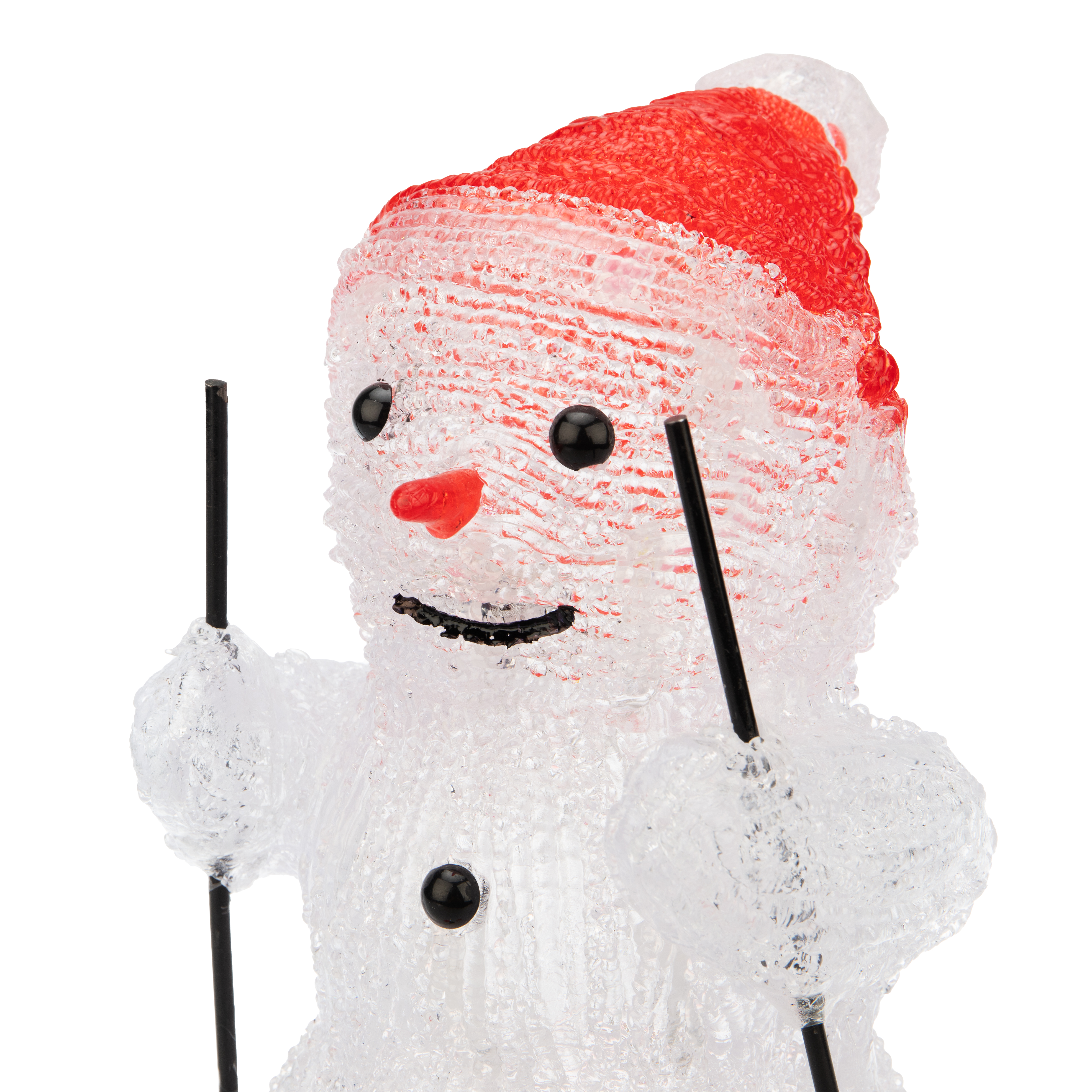 Акриловая светодиодная фигура-ночник NEON-NIGHT Снеговик на лыжах 513-325 - фото 9