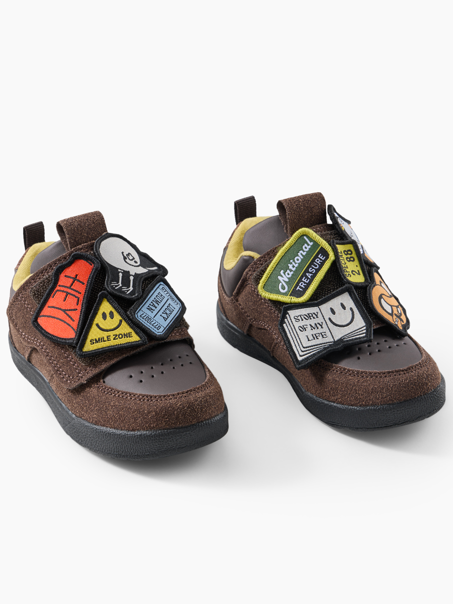 Полуботинки Happy Baby 86587_burgundy - фото 1