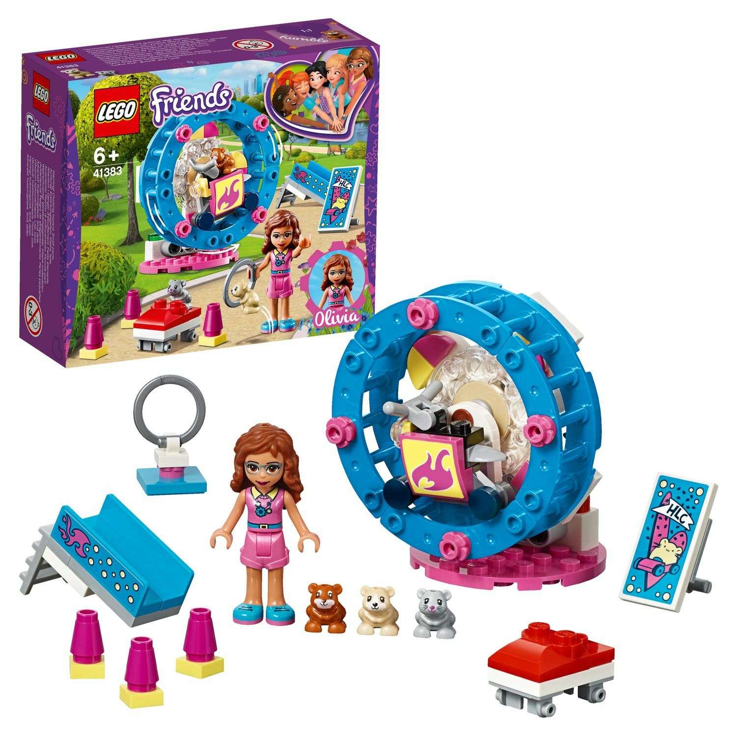 Конструктор LEGO Friends Игровая площадка хомяка Оливии блочный - фото 1