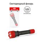 Фонарь Ultraflash 6102-ТН 1LED 1 режим 2XR6 пластик красный