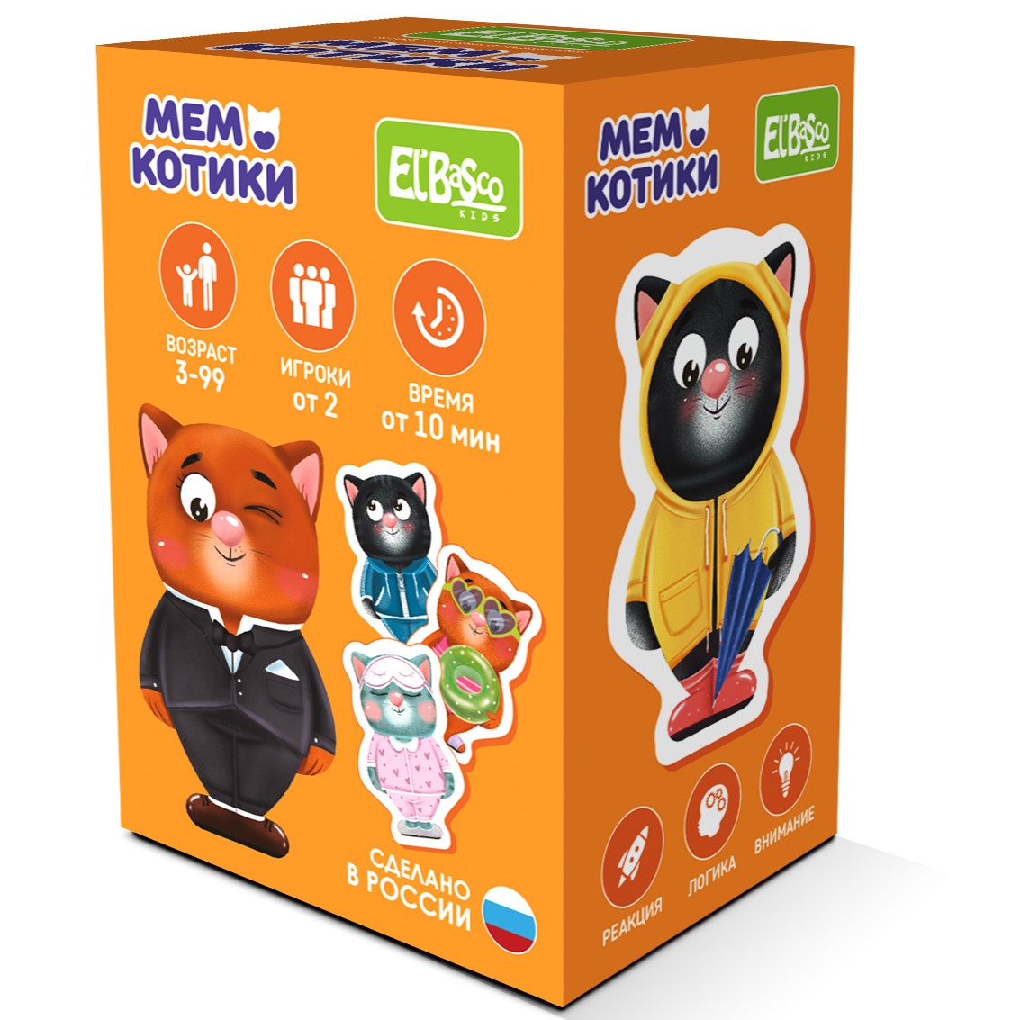 Настольная игра El BascoKids Мемо Котики - фото 1