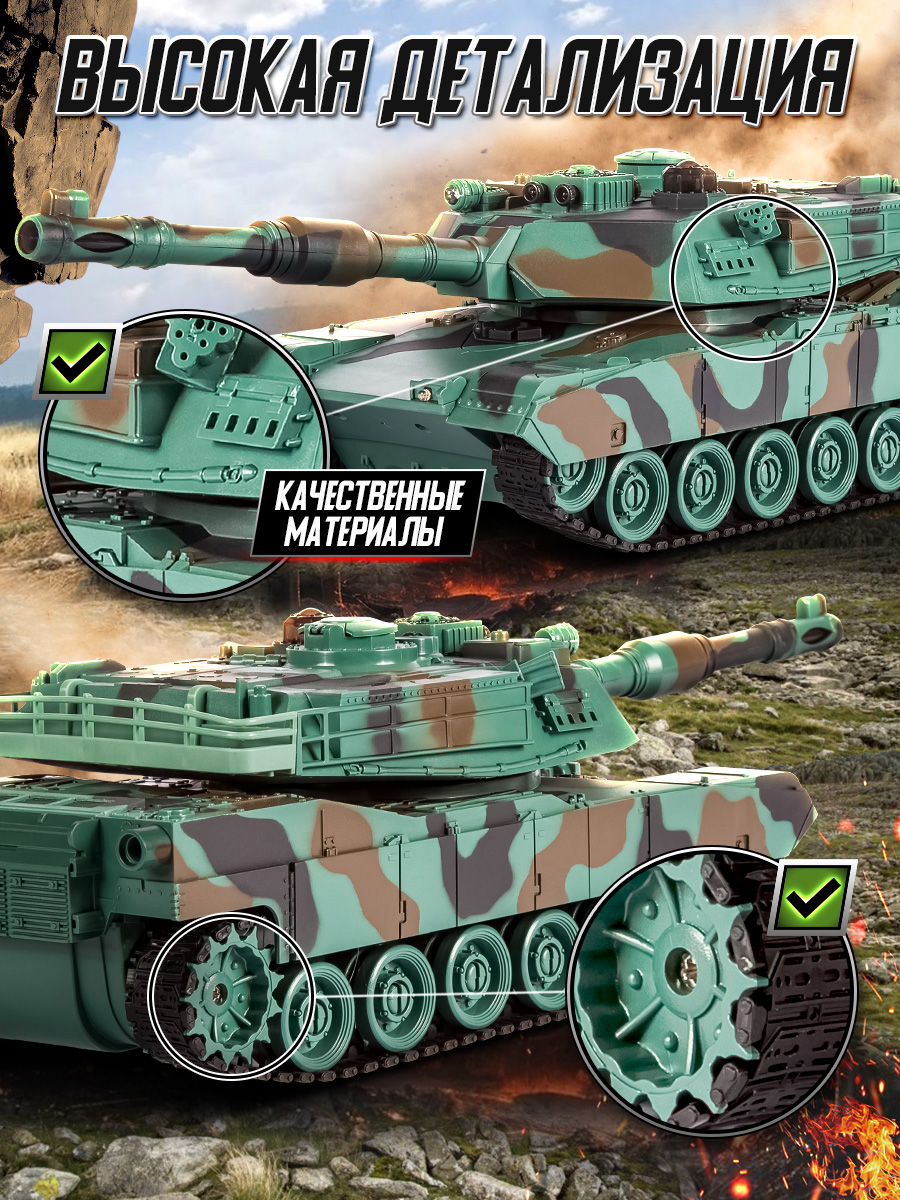 Танк РУ Mioshi Армия 1:28 - фото 5