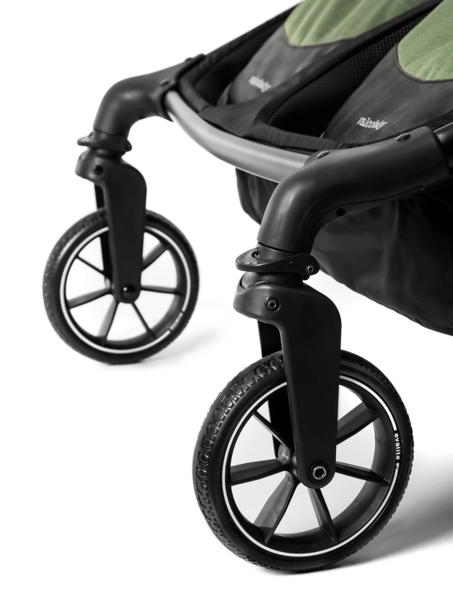 Коляска прогулочная для двойни Valco baby Duo Trend серия 2 зеленый - фото 5