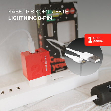 Сетевое зарядное устройство More Choice NC46i