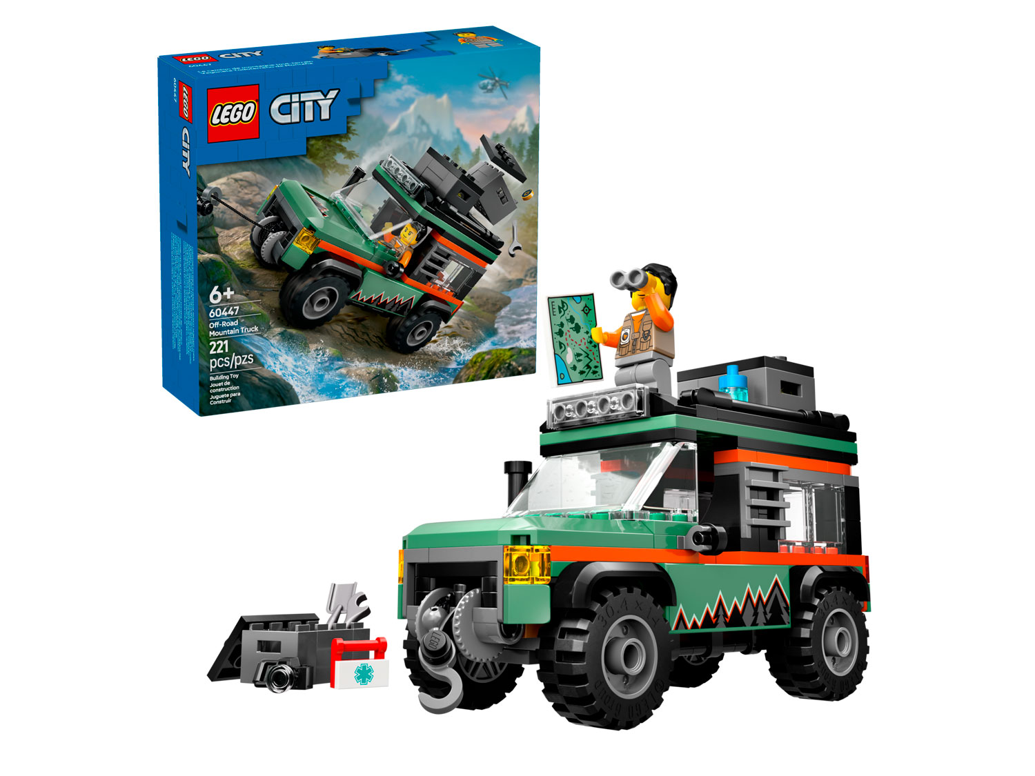 Конструктор LEGO City Внедорожник 60447 221 дет. - фото 1