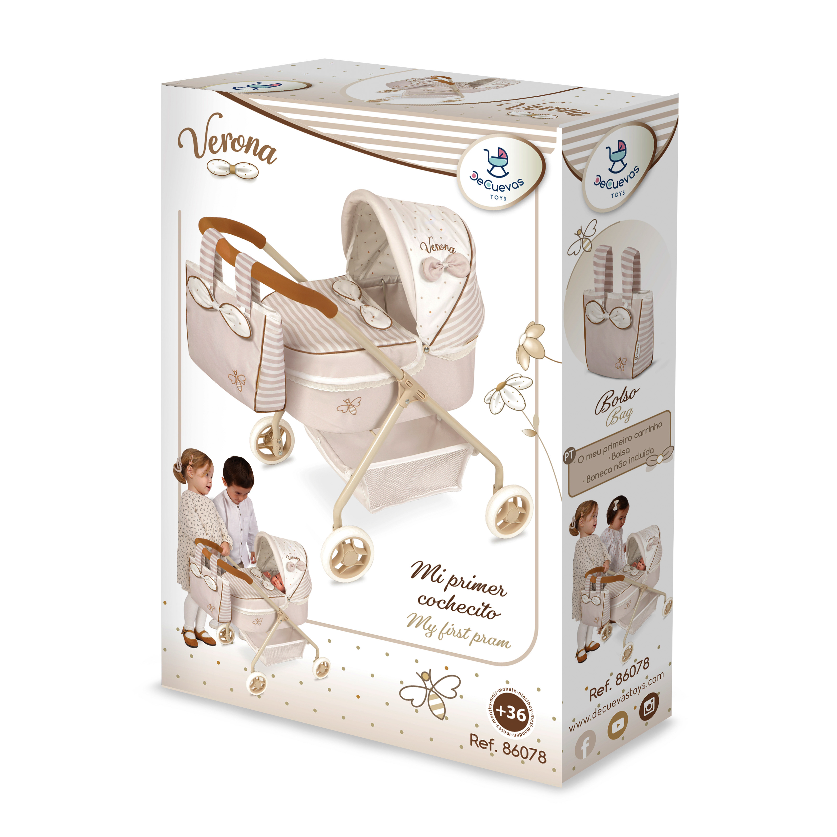 Коляска-люлька для кукол DeCuevas Toys 86078 - фото 7