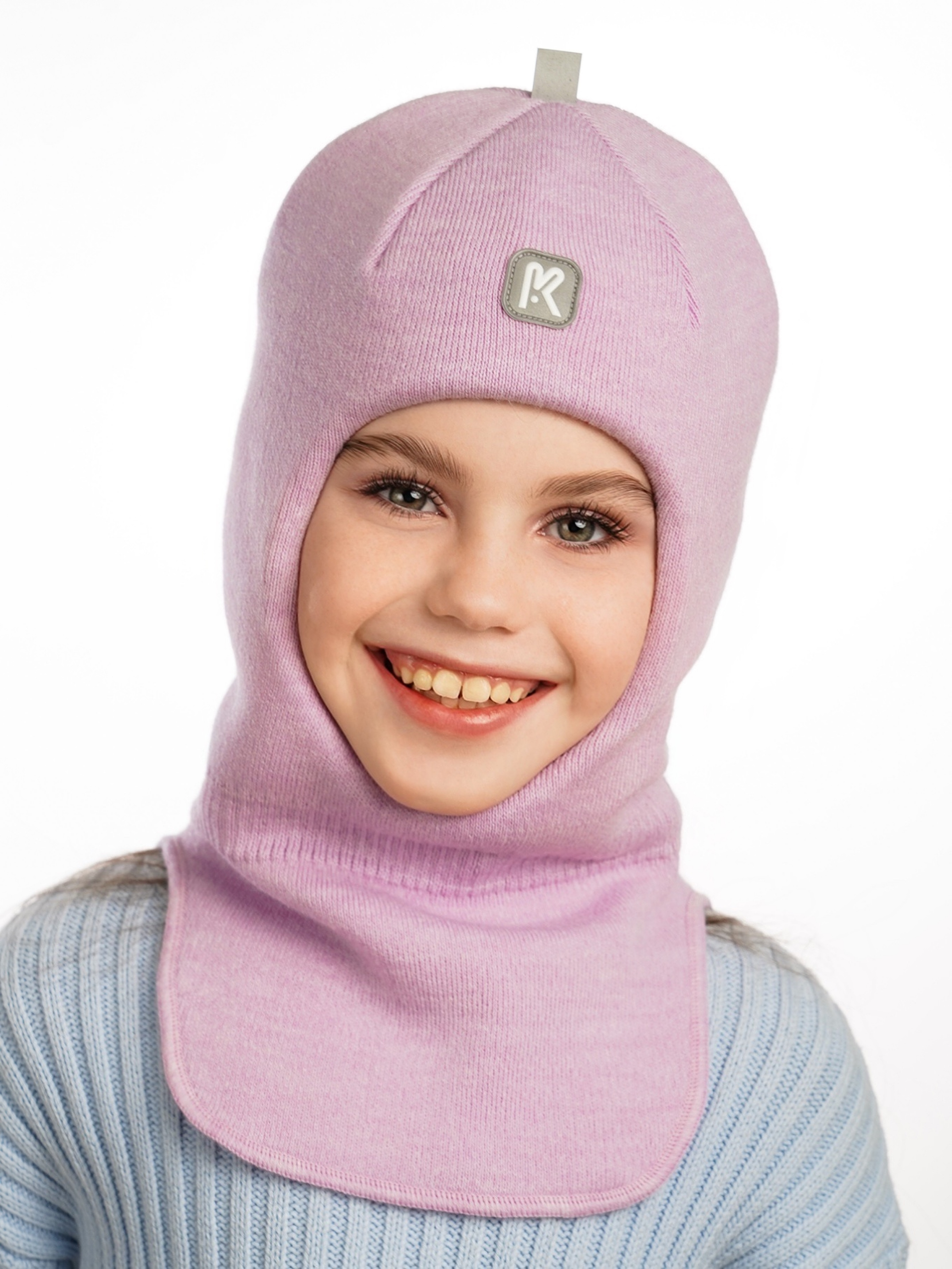 Шапка-шлем ПриКиндер U-W_26291 Цвет: розовая сирень - фото 2