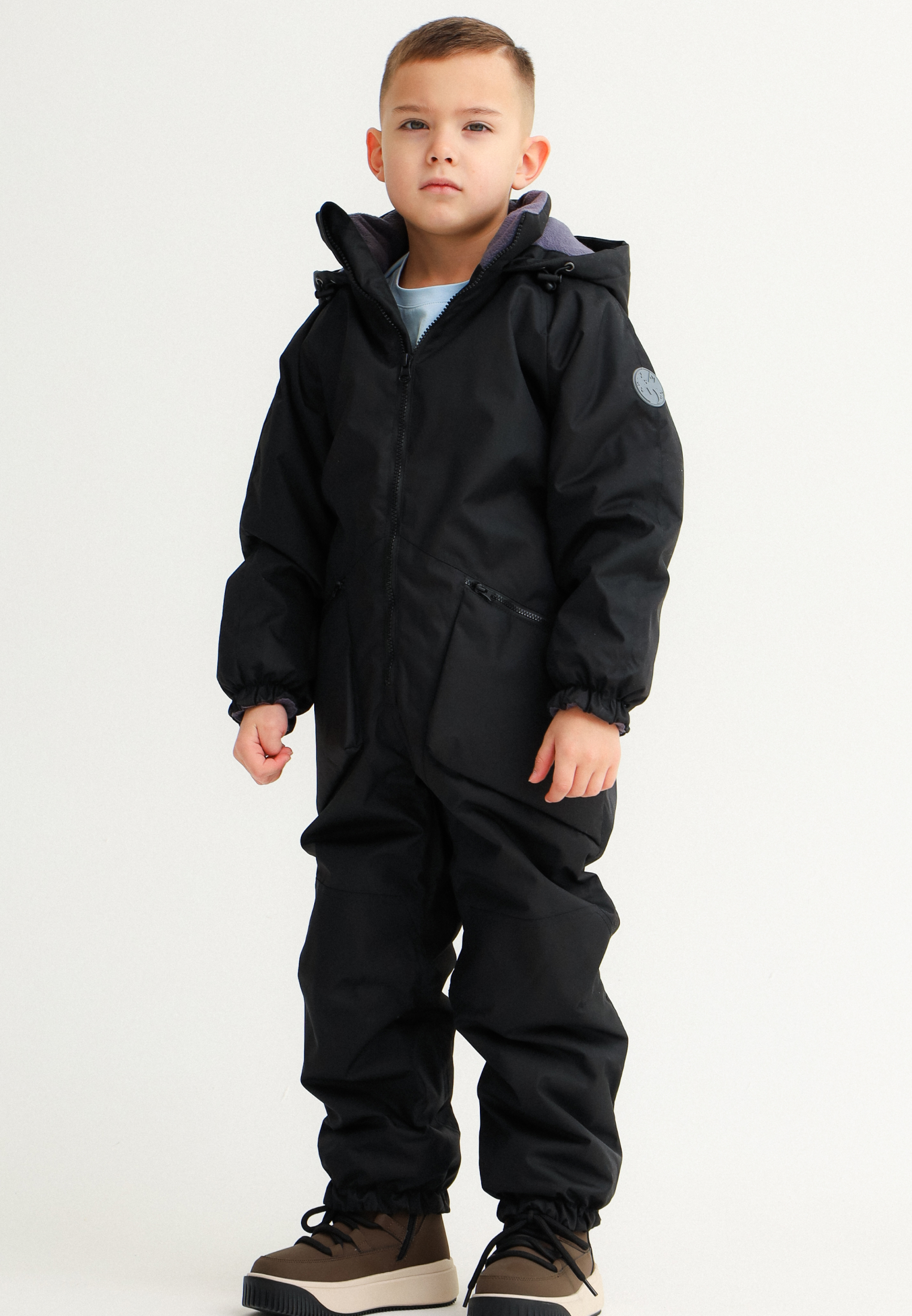 Комбинезон MINIDINO MDD1-OM010/0Комбинезон демисезонный 3.0 черный - фото 1