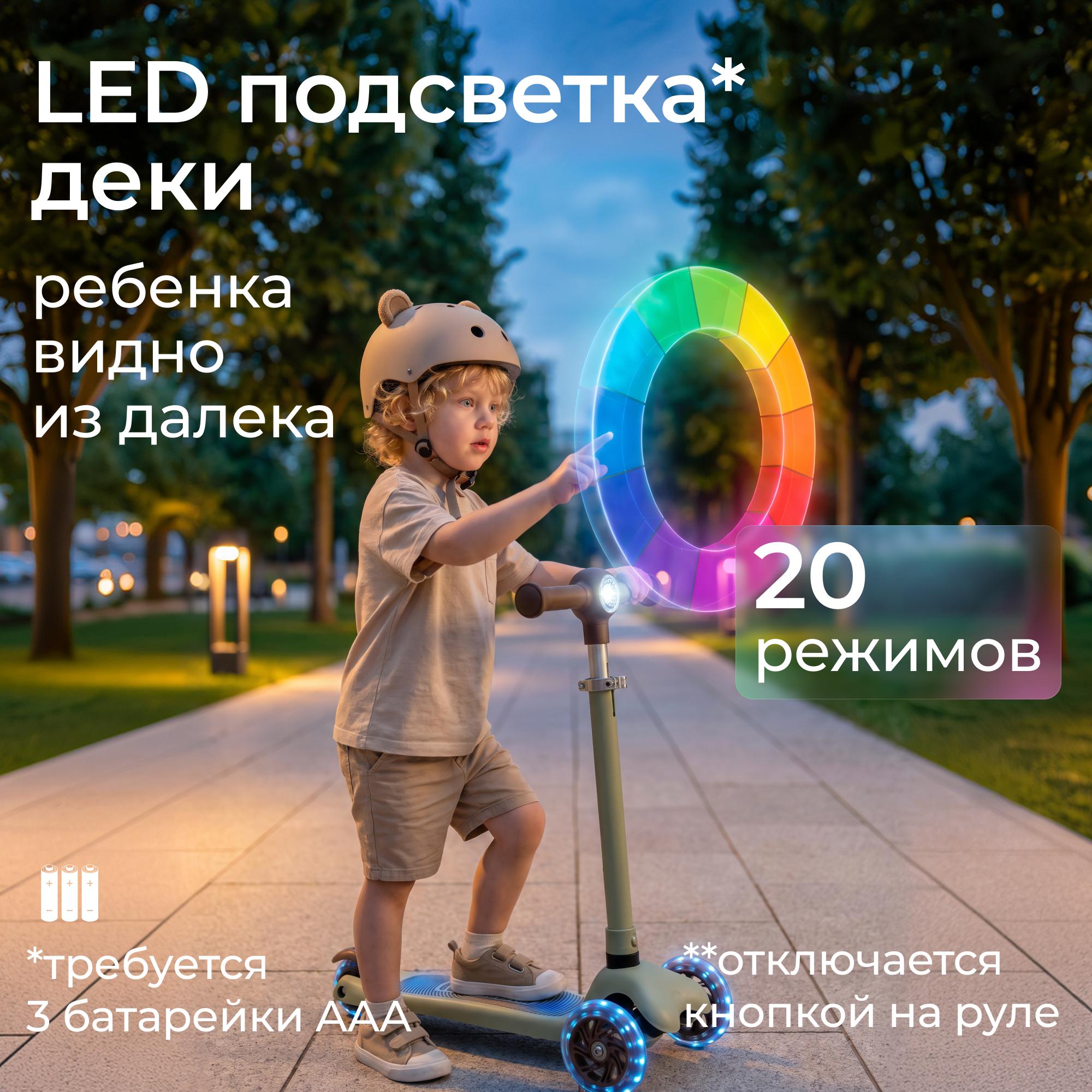 Самокат UNIX Kids трехколесный - фото 11