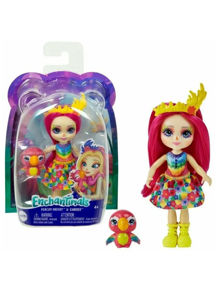Кукла мини Enchantimals высота 10 см HCF99 - фото 1