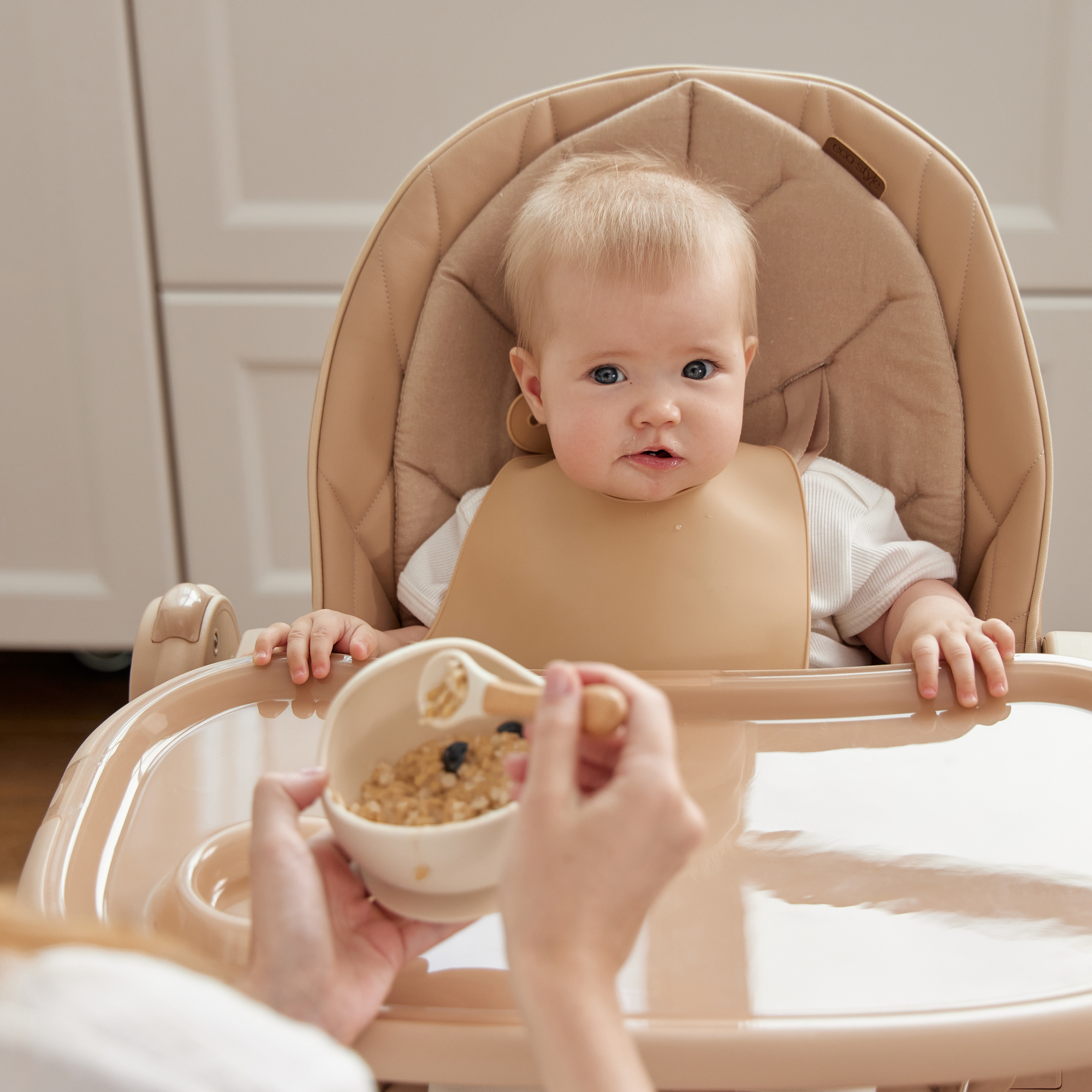Стульчик для кормления Happy Baby Berny Lux трансформер - фото 25