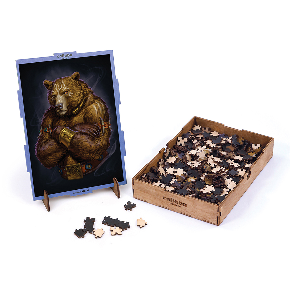 Пазл Collaba puzzle деревянный - фото 8