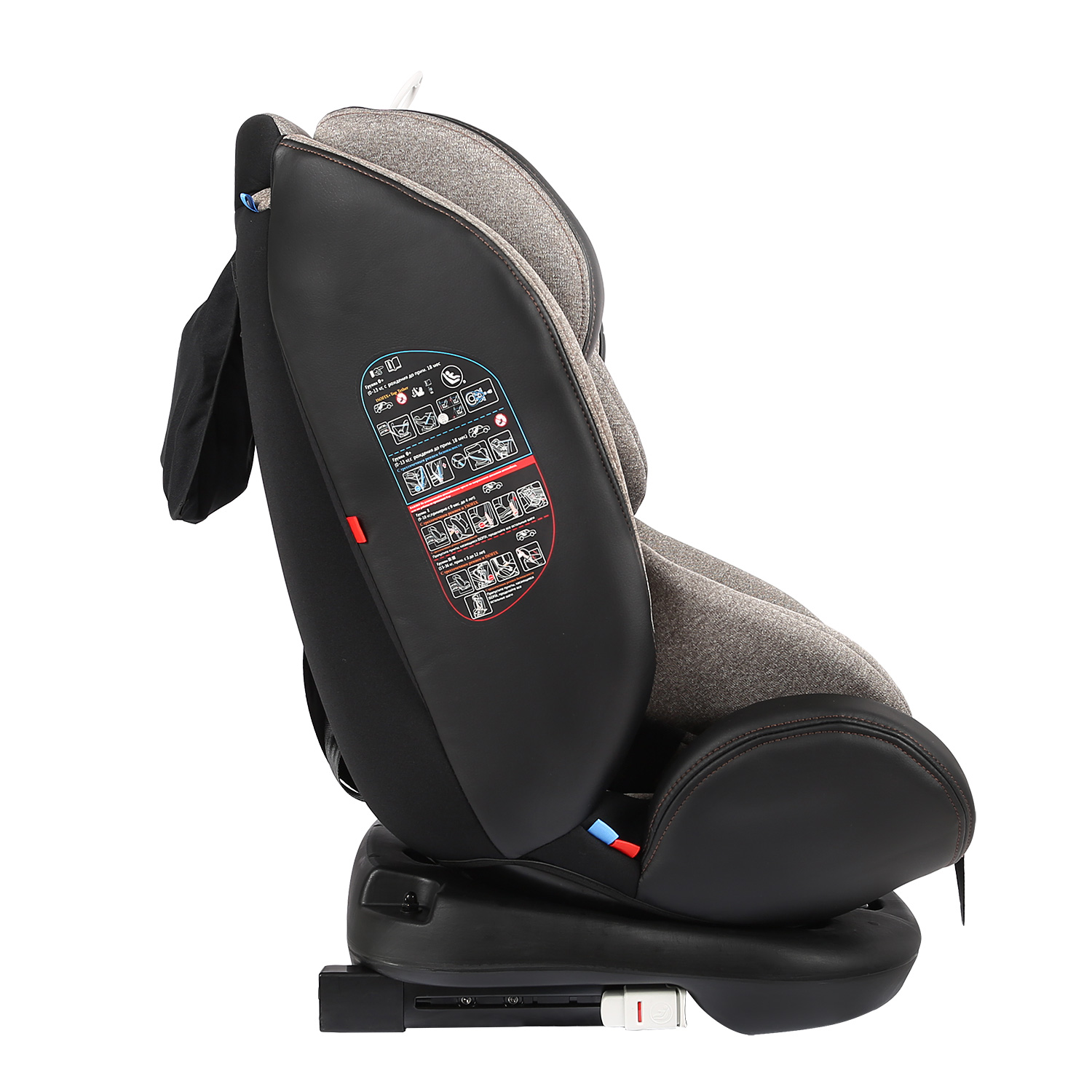 Автокресло Indigo Aero Isofix 0+/1/2/3 (0-36 кг) бежевый - фото 15