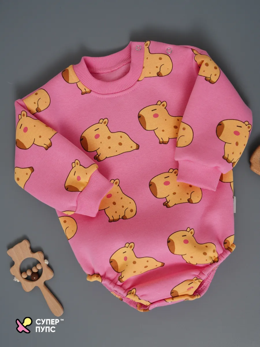 Боди Супер Пупс ромпер/многокапибар - фото 13