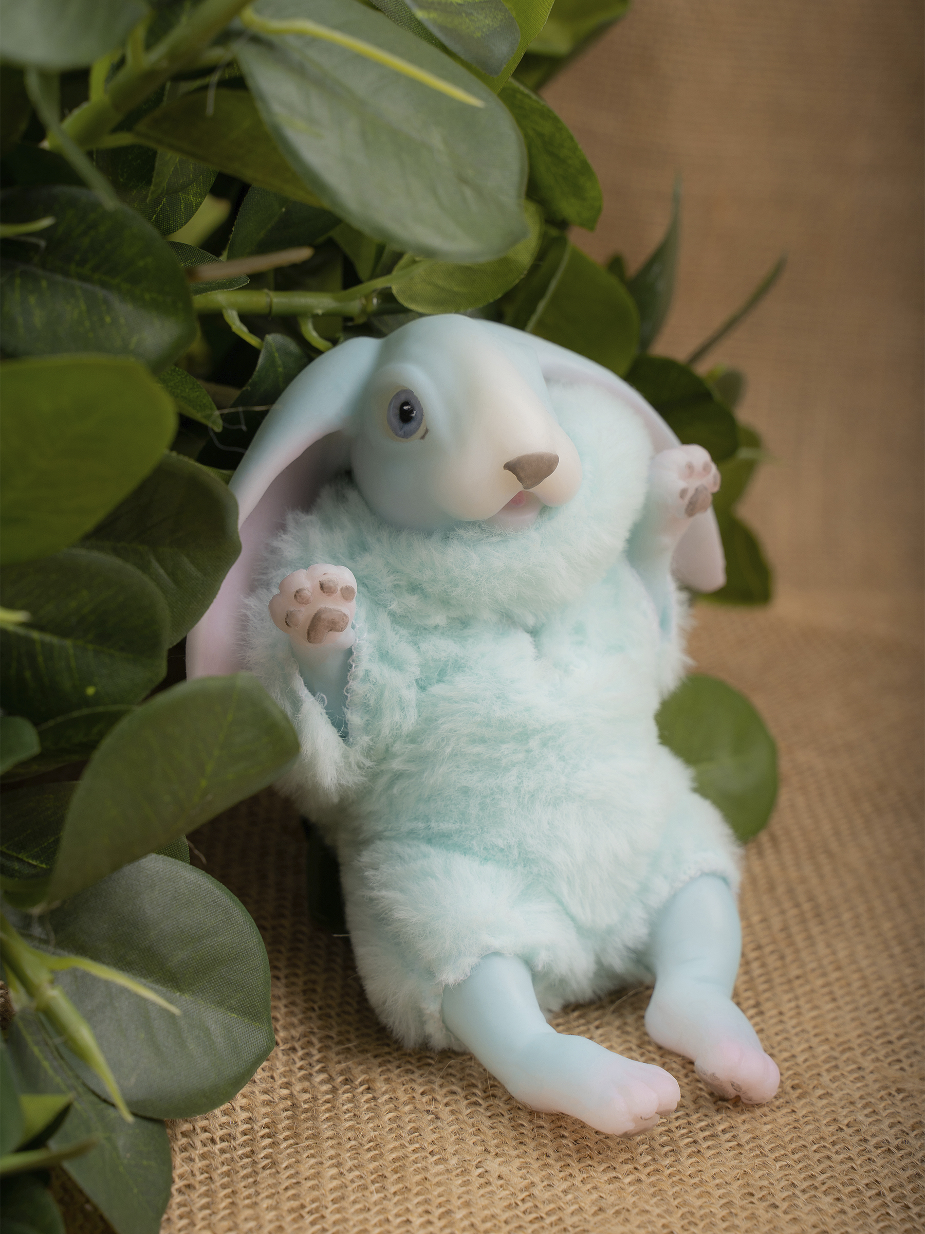 Кукла мини Magic Manufactory Magic history Зайчонок голубой высота 15 см 4631169404130 - фото 15