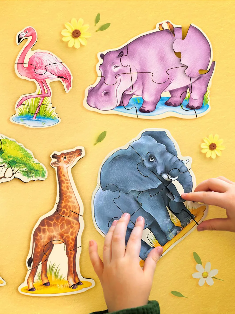 Пазл деревянный Raduga Kids Животные Африки - фото 12