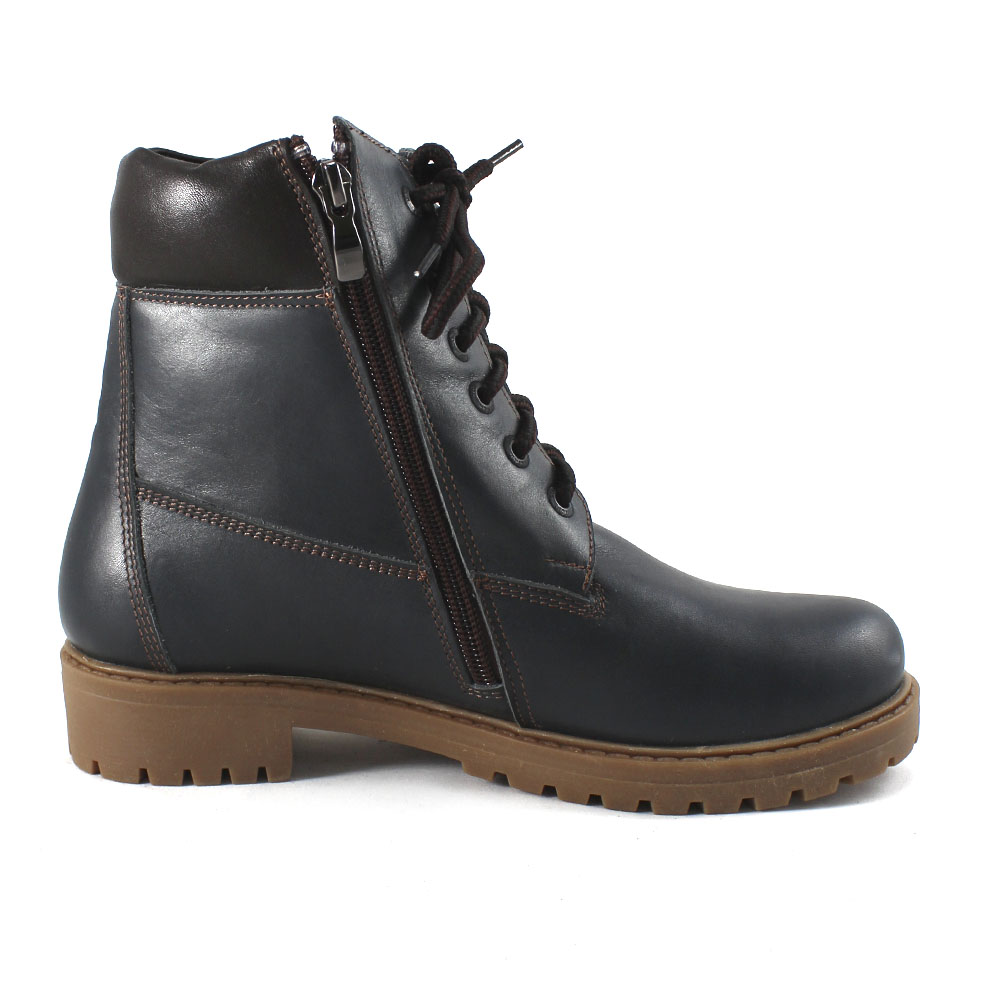 Ботинки Europen 1676Б-СВ EUROPEN Ботинки женские,синий кожа - фото 2