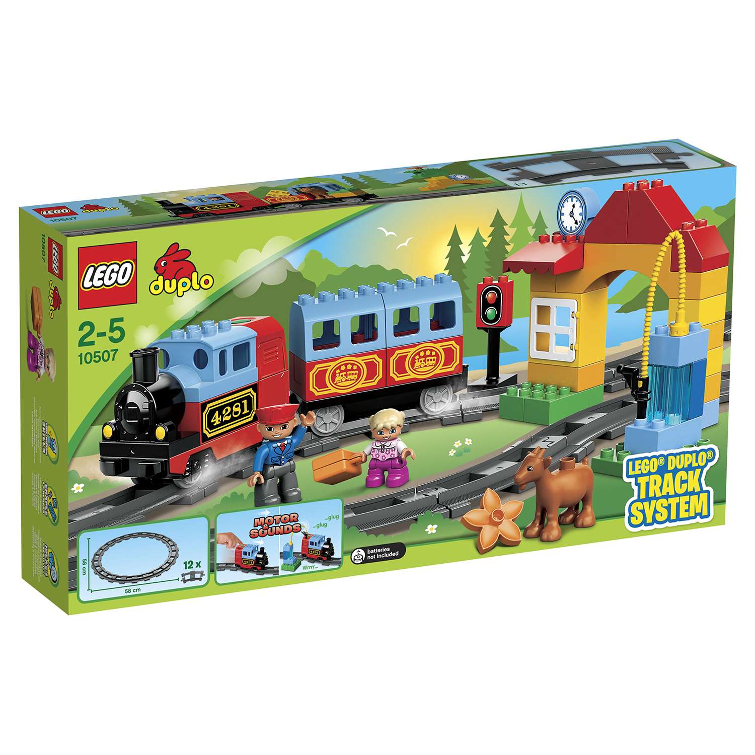 Конструктор LEGO DUPLO Мой первый поезд блочный - фото 2