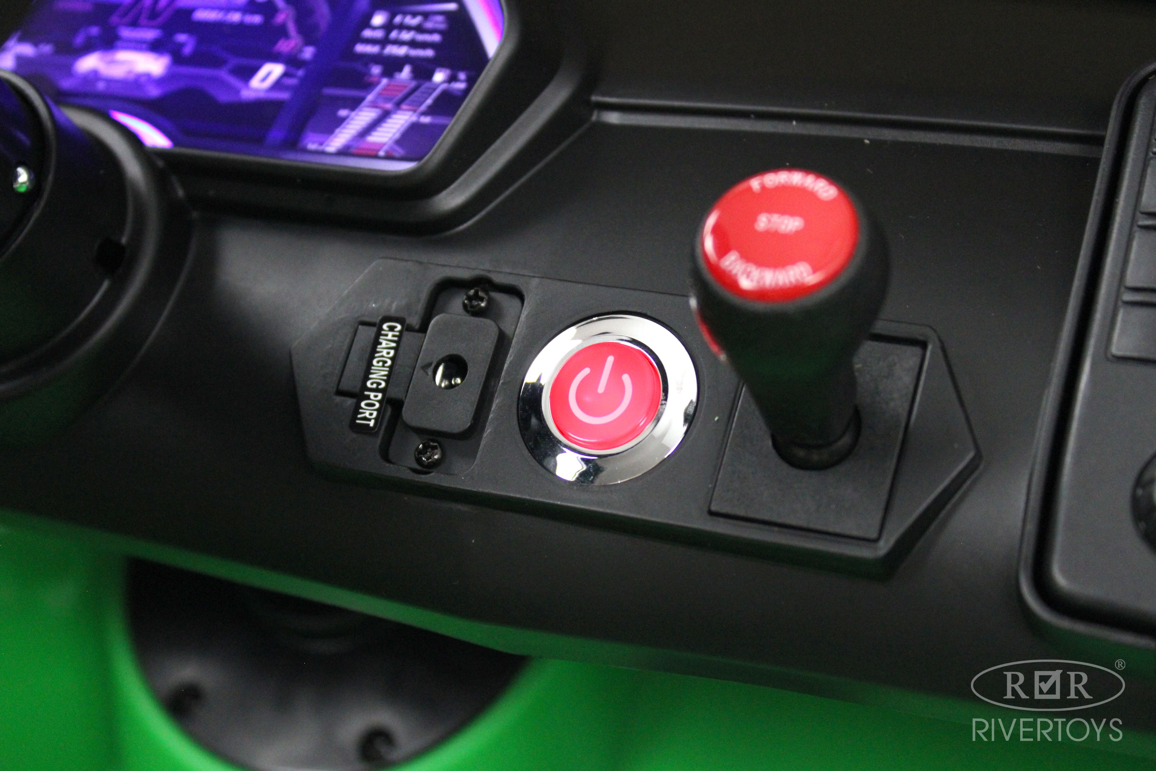 Электромобиль RIVERTOYS A111MP-GREEN С пультом ДУ - фото 12