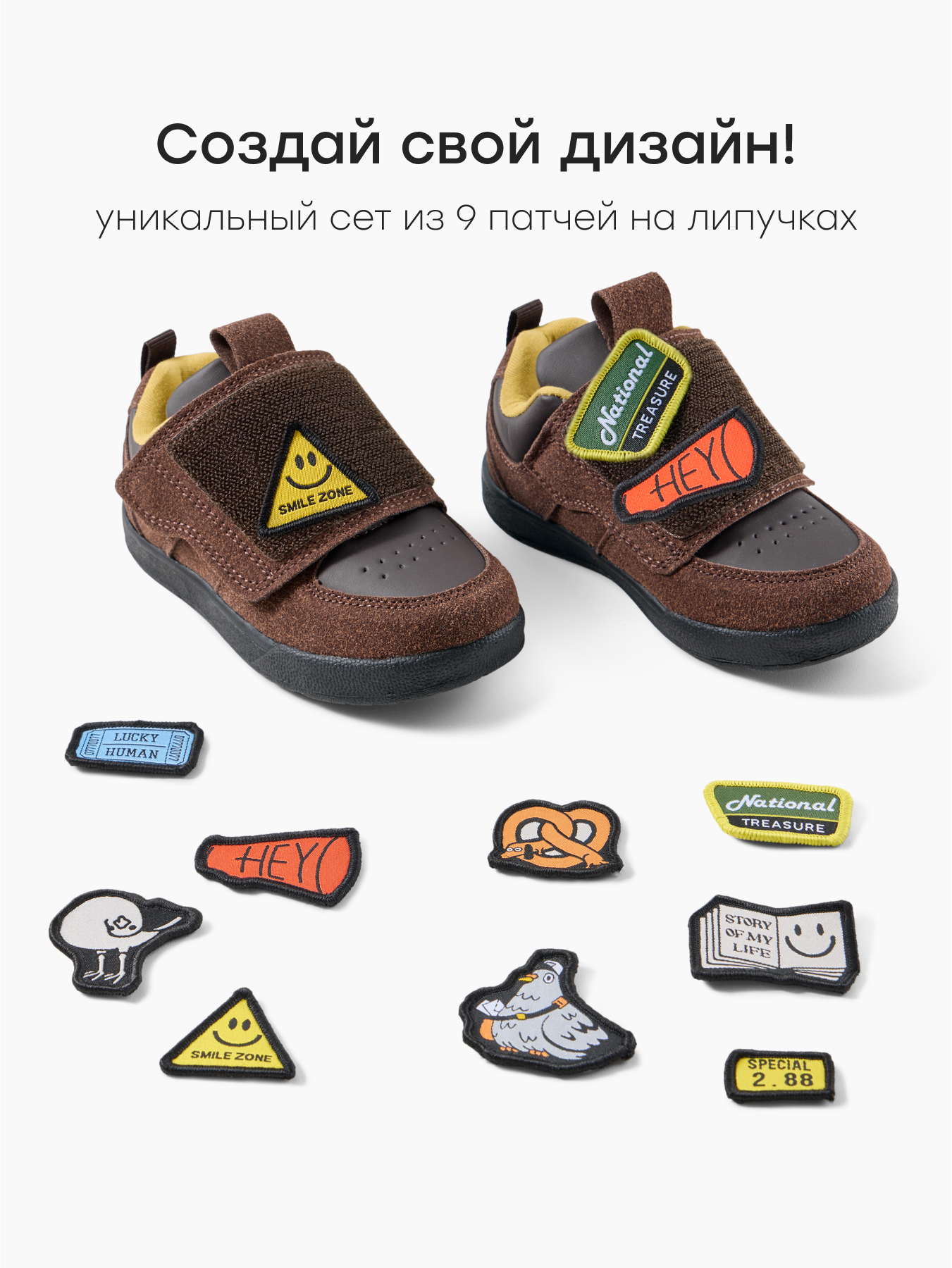 Полуботинки Happy Baby 86587_burgundy - фото 4