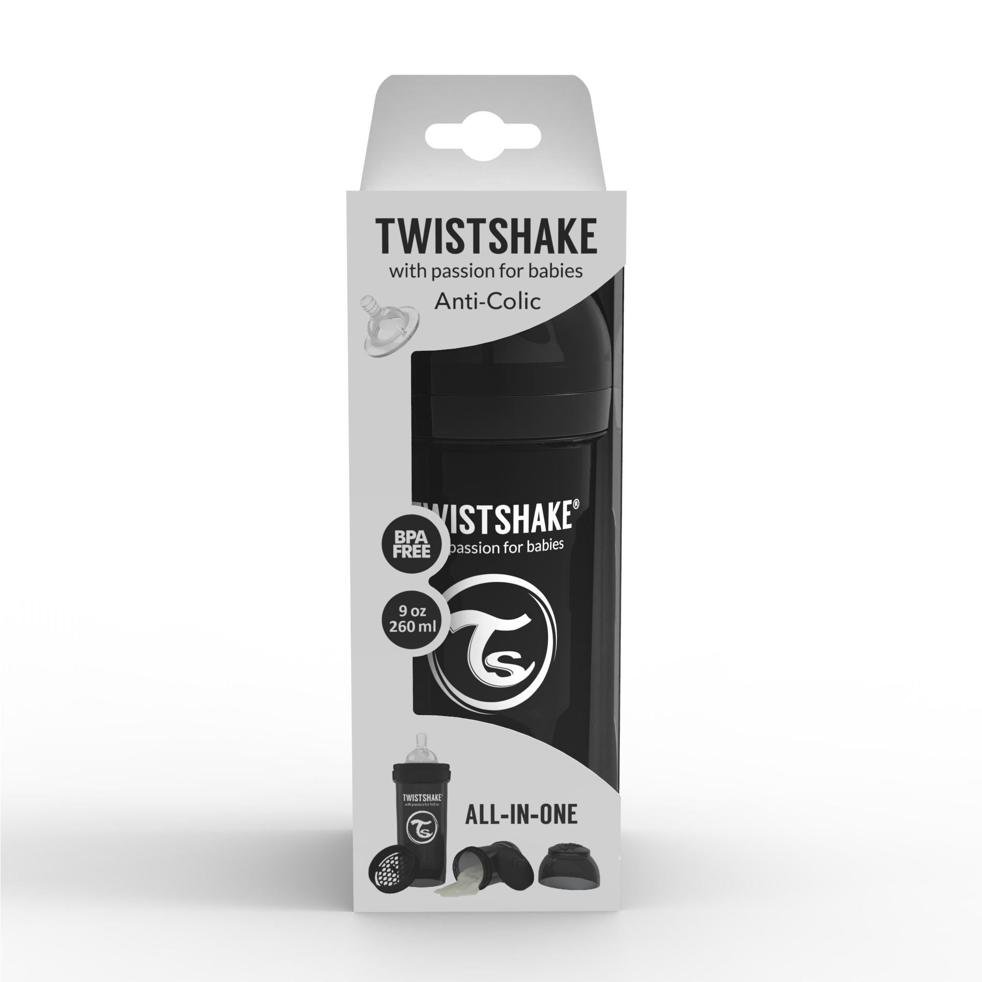 Бутылочка Twistshake Anti-Colic 260 мл 1 шт. - фото 10