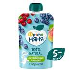 Пюре ФрутоНяня Витаминный салатик с черникой с 5 мес 90 г