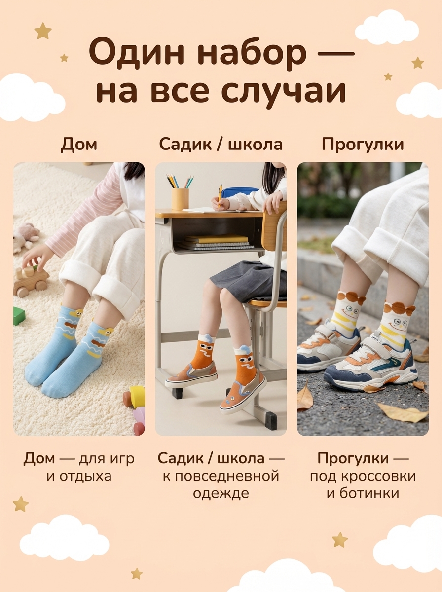 Носки 5 пар Bambooland Socks_Makdak - фото 14