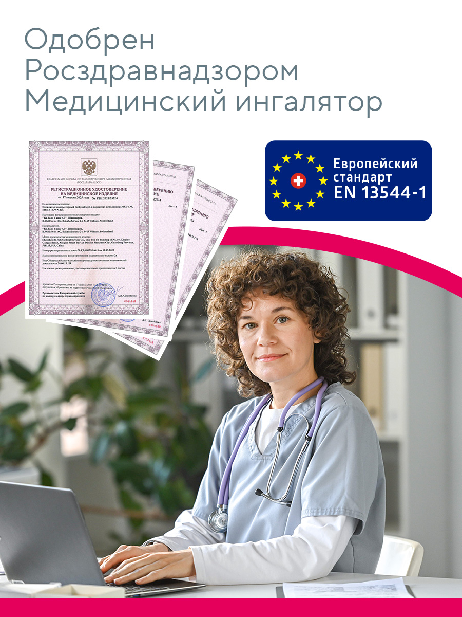 Ингалятор MED-130 B.Well MED-130 - фото 2