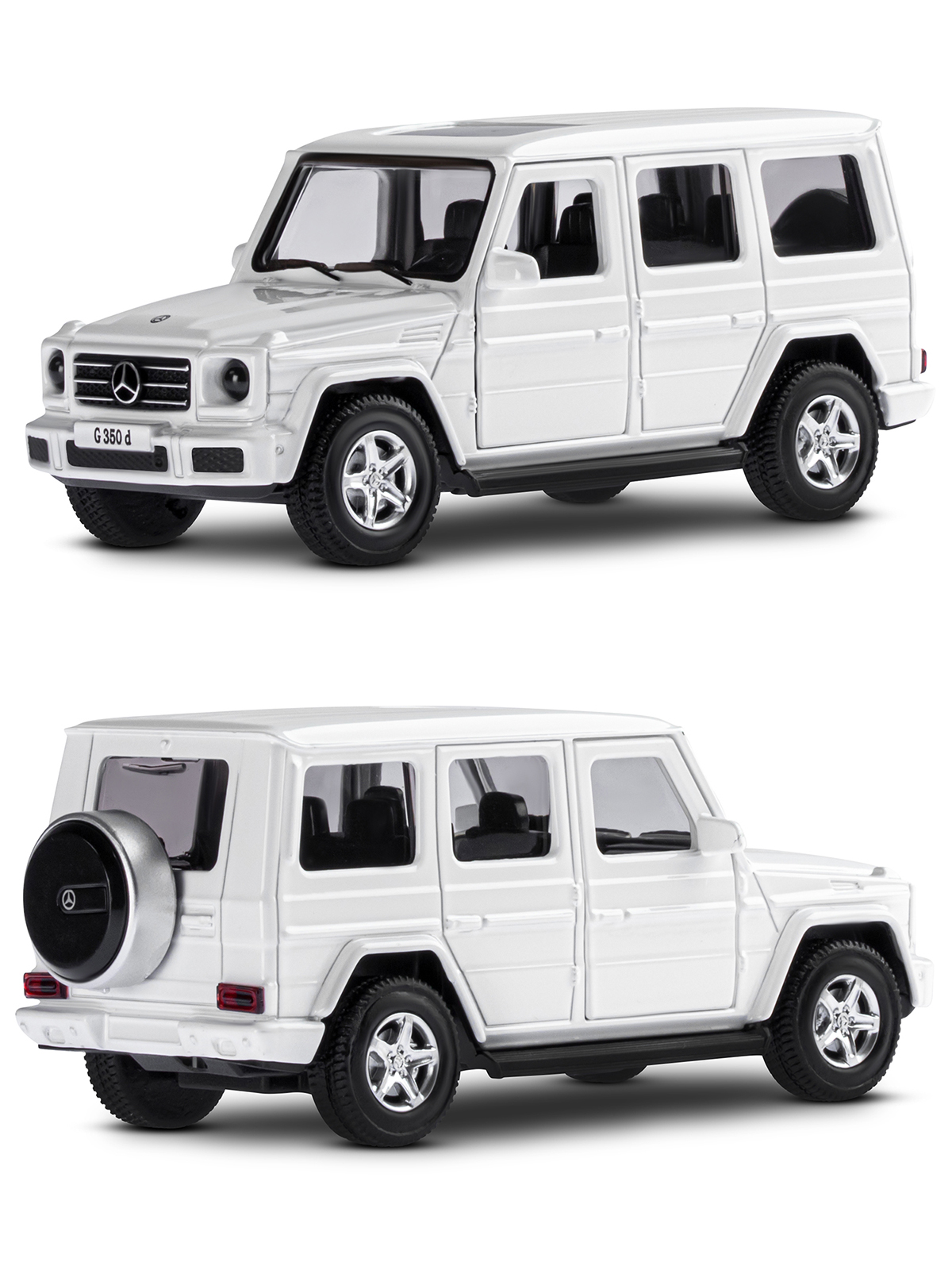 Внедорожник АВТОпанорама Mercedes Benz G350d 1:42 JB1200182 - фото 6