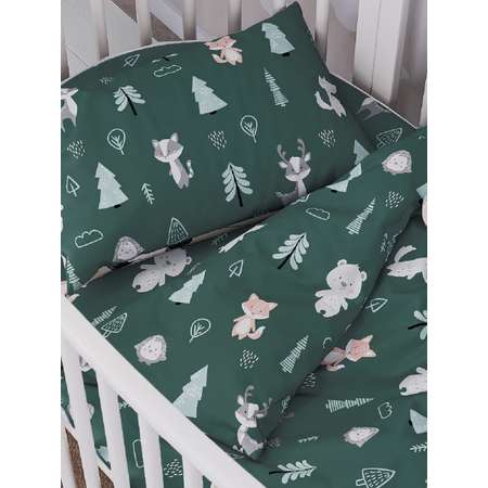 Комплект постельного белья Lemony kids Лесные жители детский 3 предм.