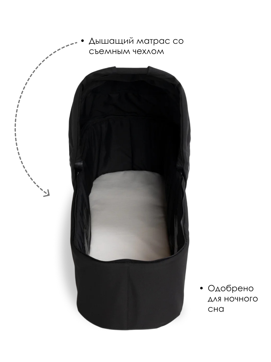 Люлька Bumbleride Indie Twin 2025/ Black - фото 4