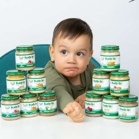 Пюре овощное Халяль Habibi Кабачок с картофелем упаковка 6 шт по 100 г