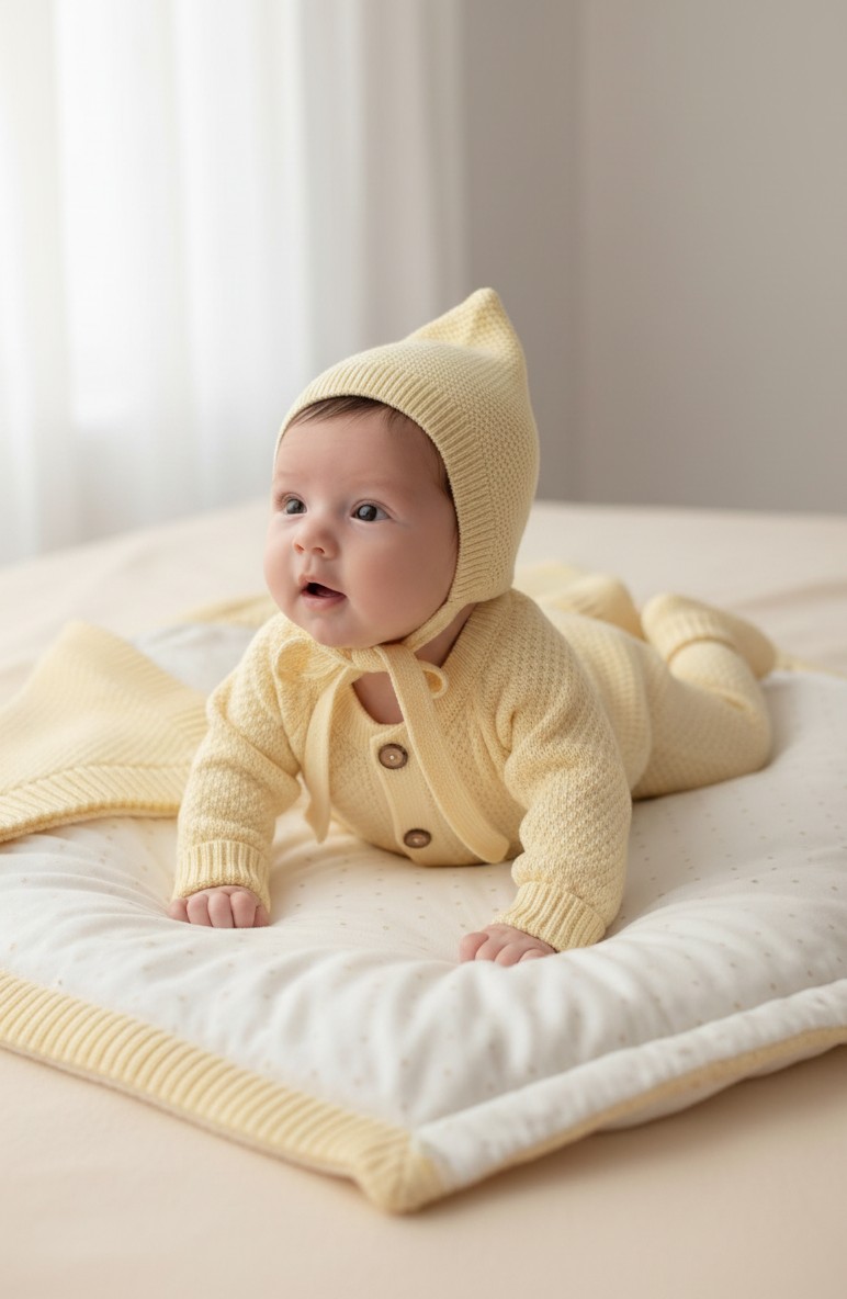 Комплект на выписку Bunnyphant 0369/лимонный - фото 2