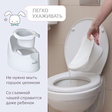Горшок KidWick Гранд белый