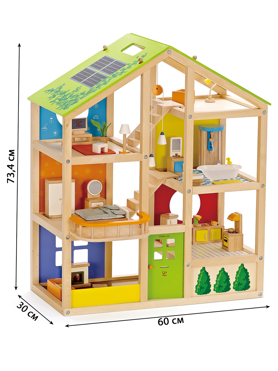 Домик для кукол Hape с мебелью E3401_HP - фото 6