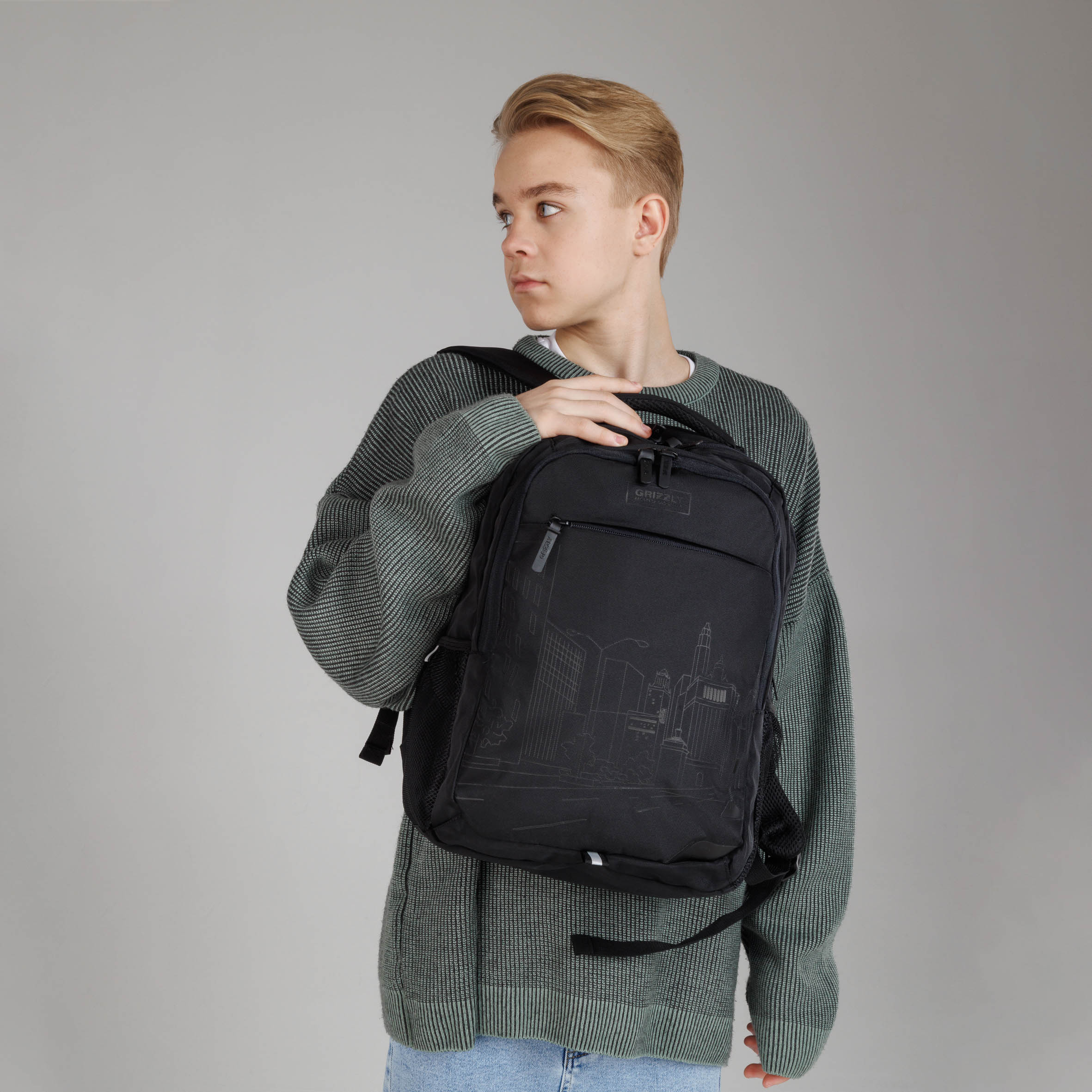 Рюкзак Grizzly для мальчика - фото 8