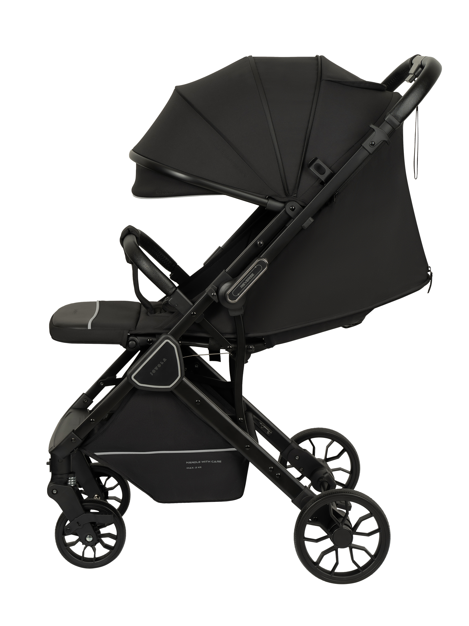 Коляска прогулочная JOVOLA Storm черный - фото 20