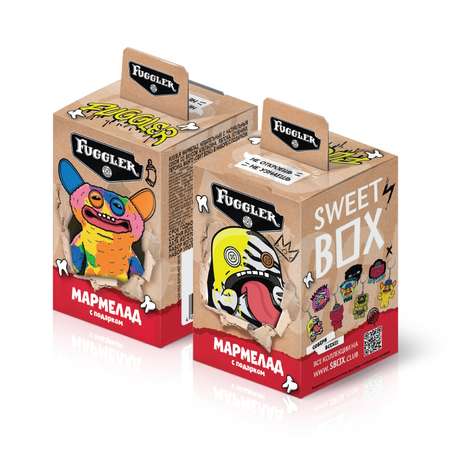 Мармелад с подарком Sweet box в коробочке 10г в ассортименте