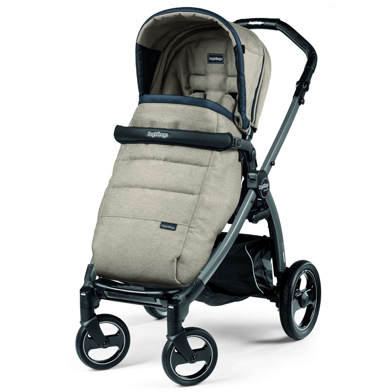 Коляска 3 в 1 Peg-Perego BookS Elite Modular Luxe Beige - фото 3
