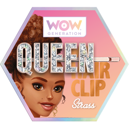 WOW, Заколка для волос с надписью QUEEN