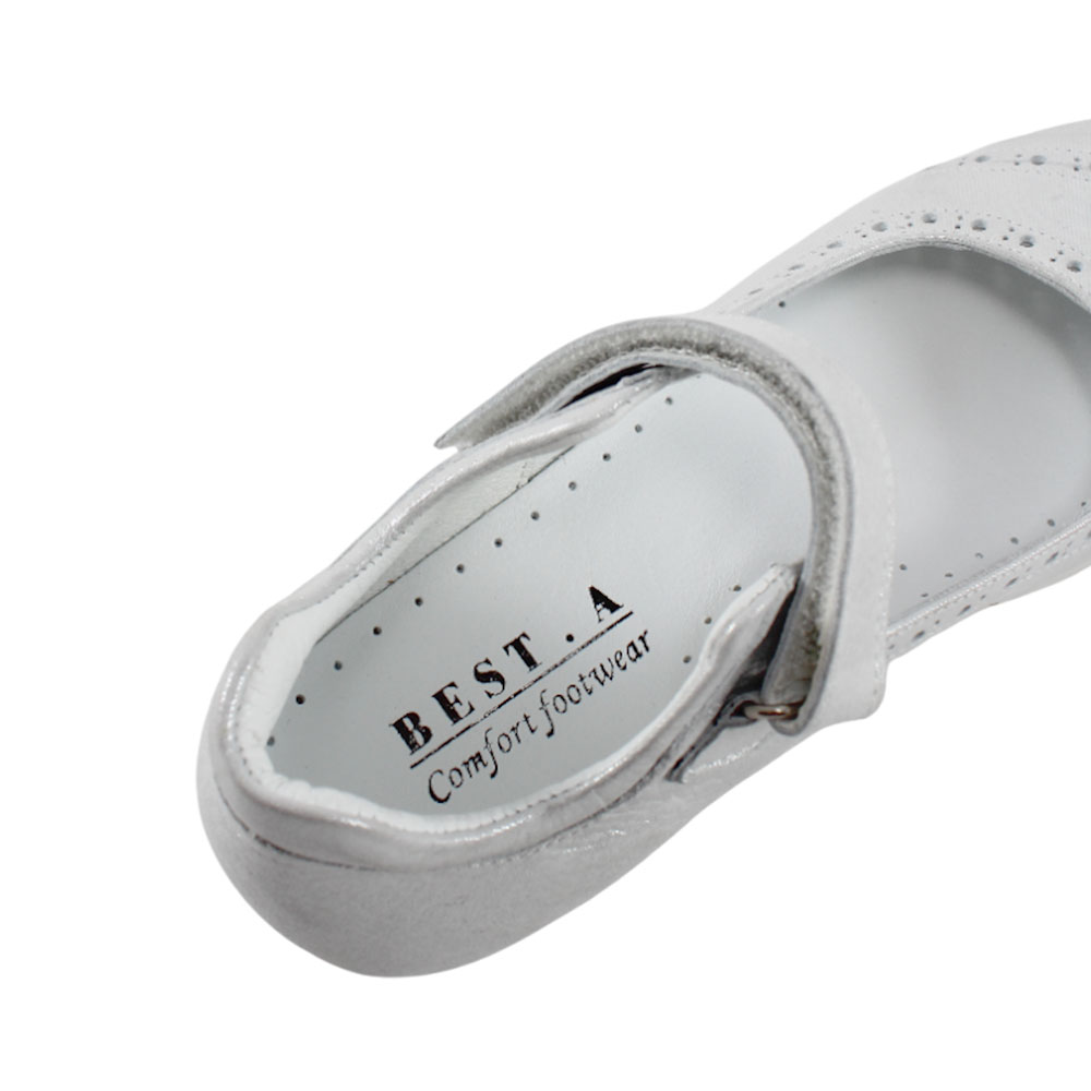 Туфли BEST.A 742F-222-СВ BEST.A Туфли для девочки,белый - фото 4