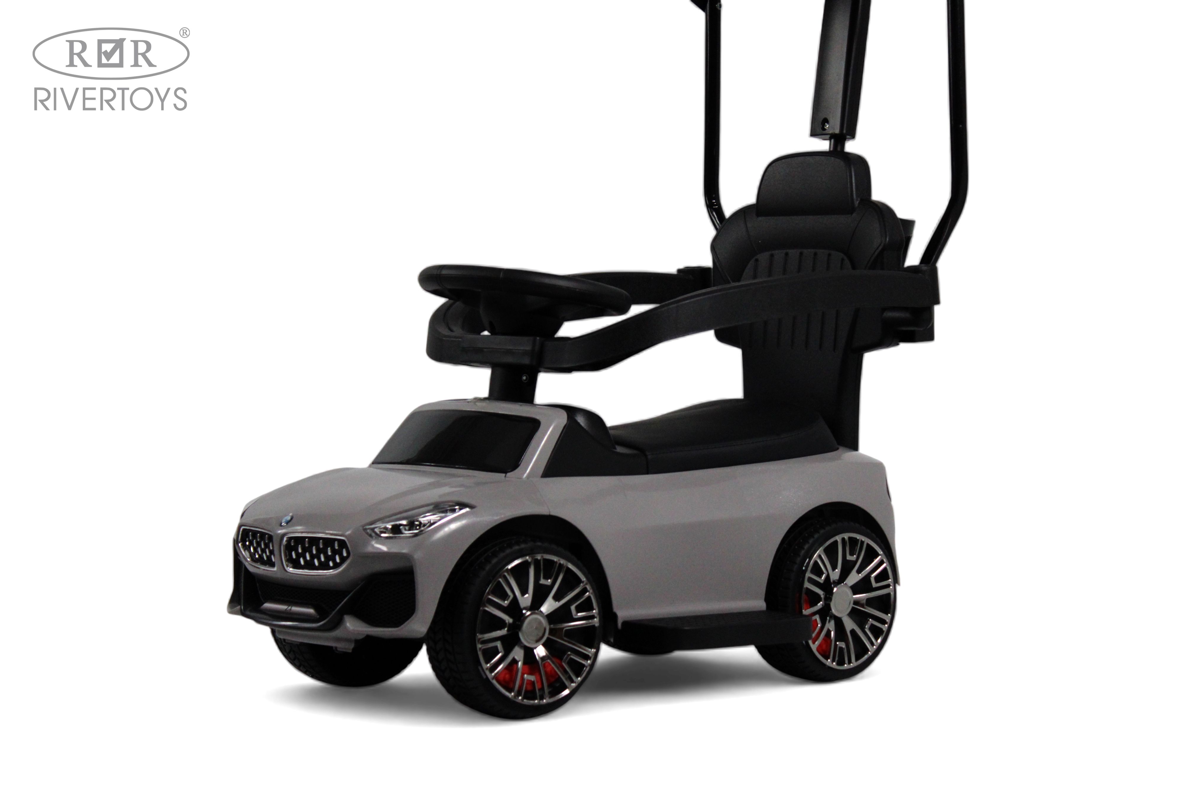 Каталка RIVERTOYS Z005ZZ-BP-GREY серый - фото 10