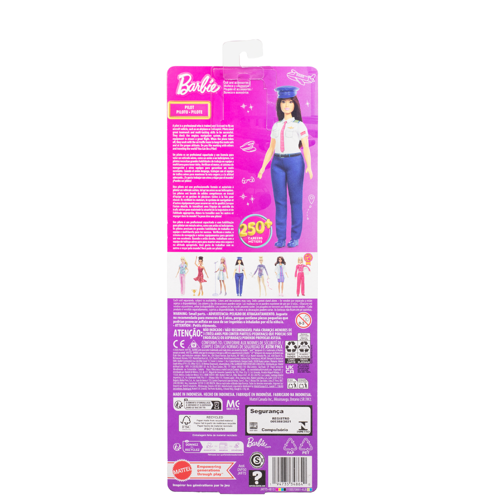 Кукла модельная Barbie Пилот JKF75 JKF75 - фото 7