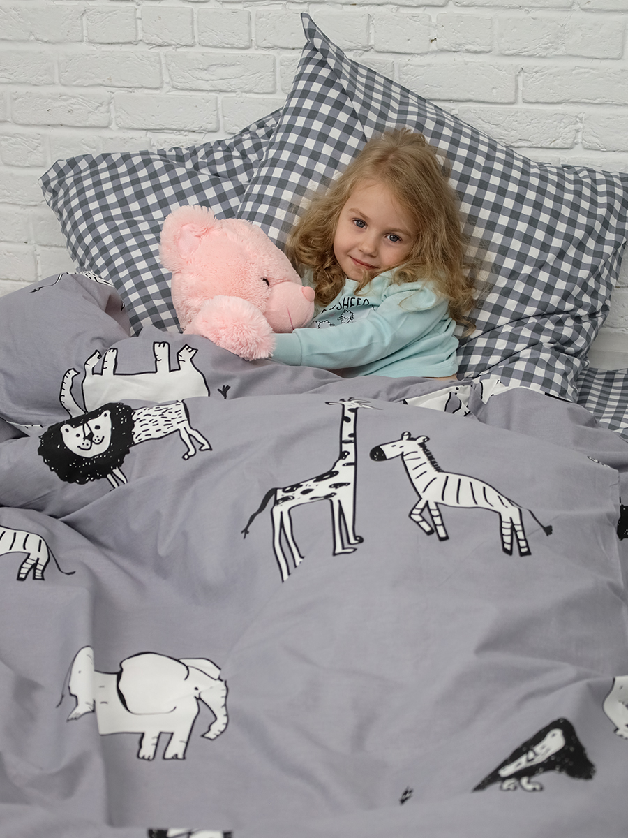 Комплект постельного белья BRAVO kids dreams Мадагаскар простыня на резинке полутораспальный 3 предм. - фото 8