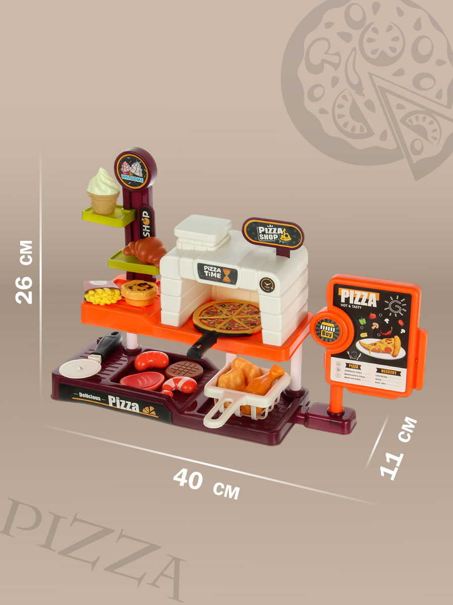 Игровой набор Veld Co Пиццерия 66 предм. - фото 3