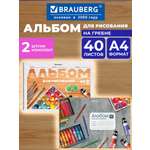 Альбом Brauberg классика А4 40 лист. 2 шт.