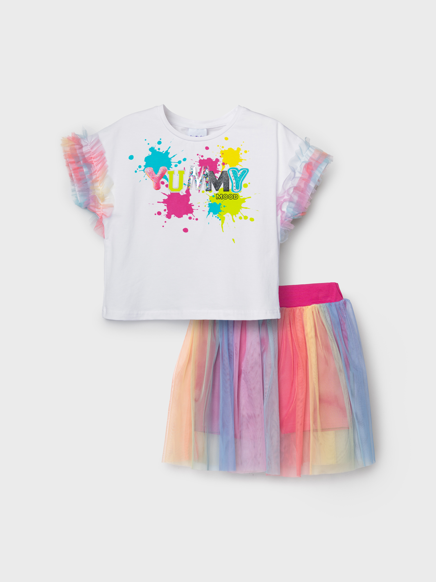 Футболка и юбка-шорты PlayToday 12622419 - фото 7