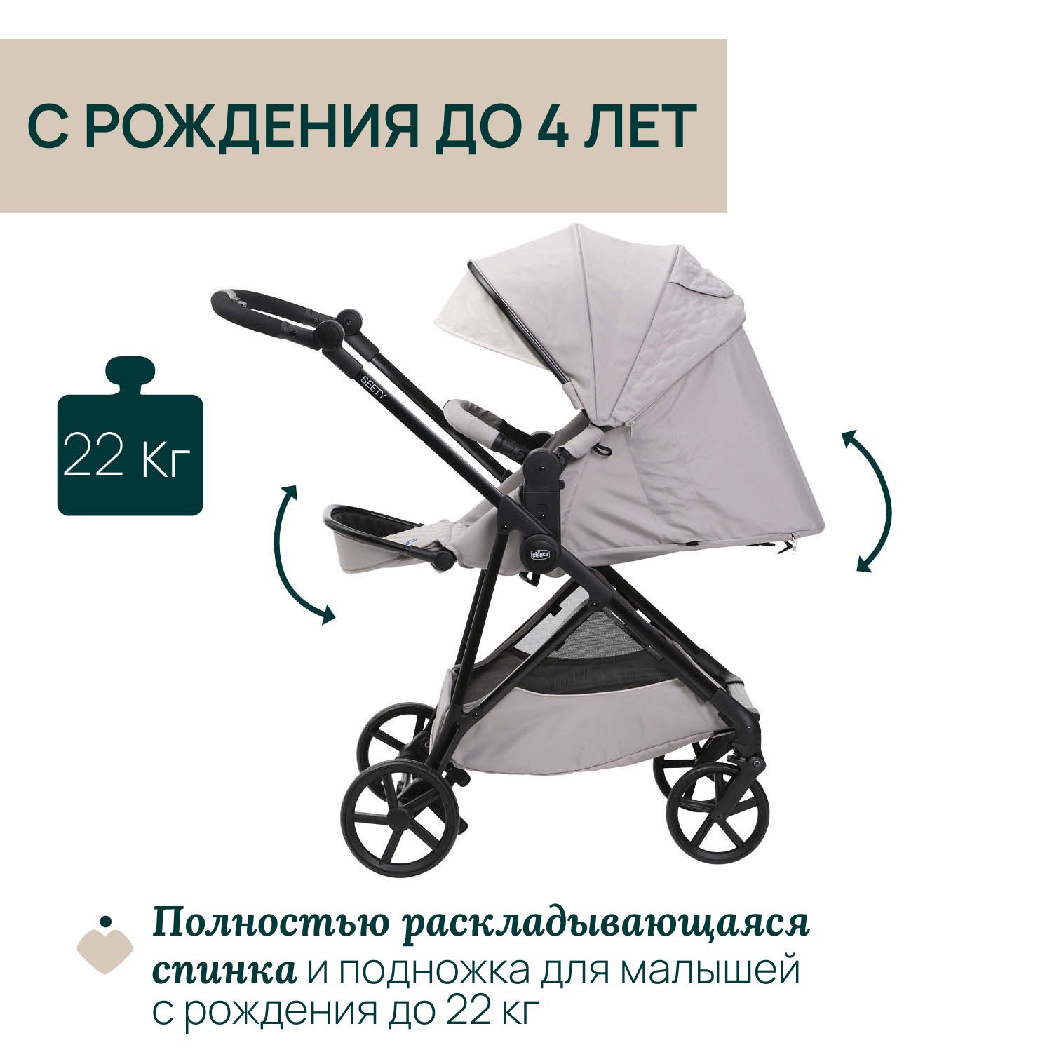 Коляска прогулочная Chicco - фото 4