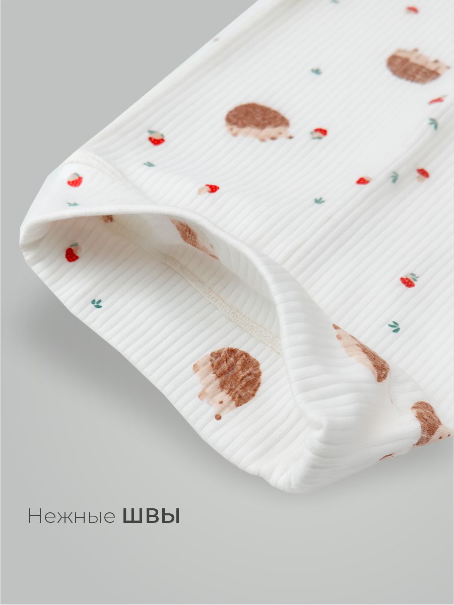 Штанишки 3 шт ШВЕЙНЫЕ ИСТОРИИ ползункиежики - фото 5