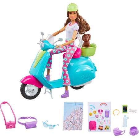 Игровой набор Barbie Кукла со скутером